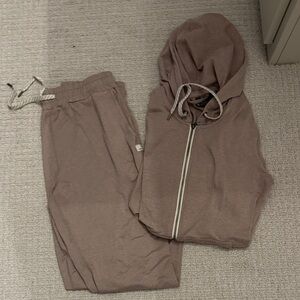 Light purple Hoodie and Sweatpants Set